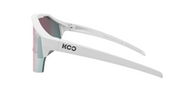 Koo Alibi - White Matt - Fuchsia Photochromic-The Cycling Fix