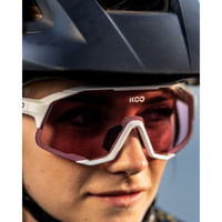 Koo Demos - White - Pink Photochromic-The Cycling Fix