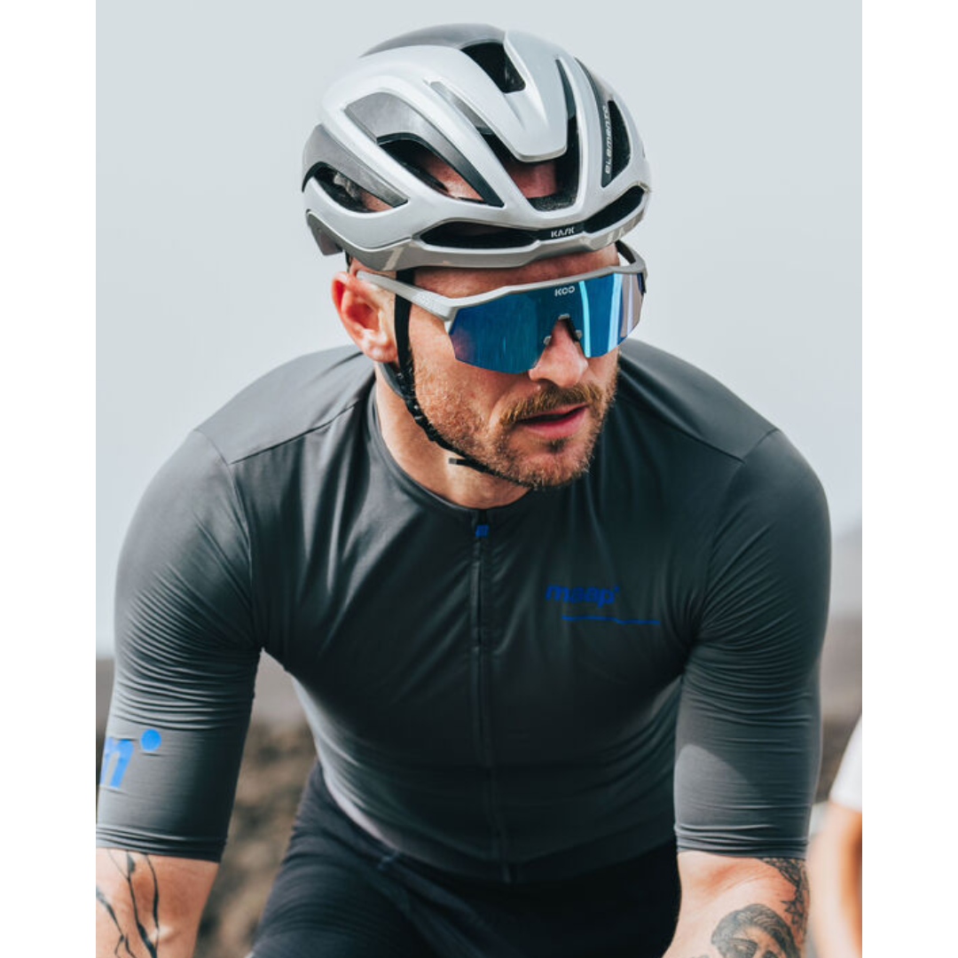 Koo Alibi - Grey Matt - Turquoise-The Cycling Fix