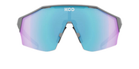 Koo Alibi - Grey Matt - Turquoise-The Cycling Fix