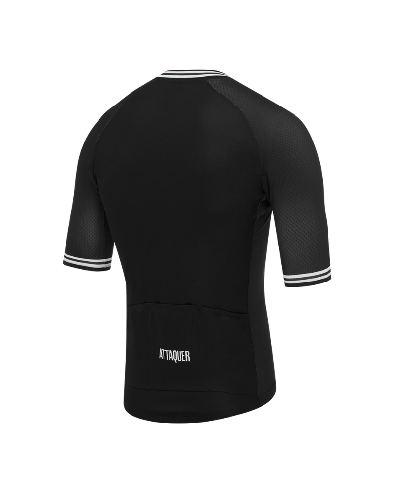 Attaquer All Day Club Jersey - Black-The Cycling Fix