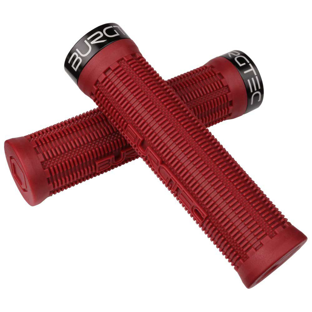 Burgtec Bartender Pro Grips - Race Red-The Cycling Fix