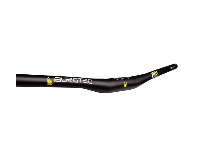 Burgtec Ride Wide Alloy Bar - Dia 35mm - 800mm x 15mm Rise - Black-The Cycling Fix