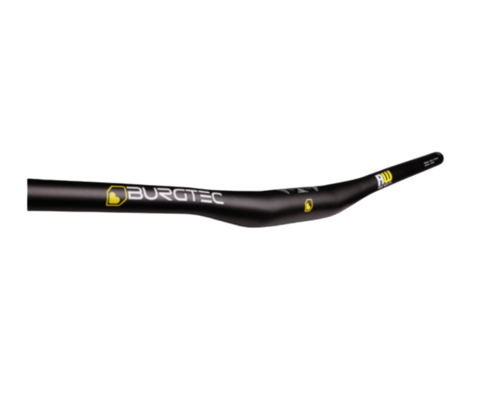 Burgtec Ride Wide Alloy Bar - Dia 35mm - 800mm x 22mm Rise - Black-The Cycling Fix