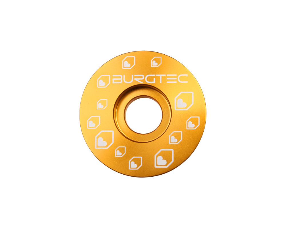 Burgtec Stem Top Cap - Gold Bullion-The Cycling Fix