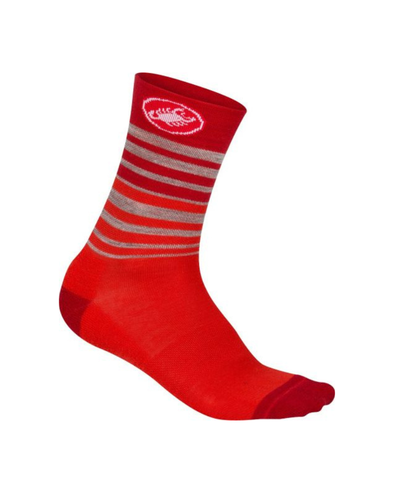Castelli Righina Women's Socks 13 Inch Red-The Cycling Fix