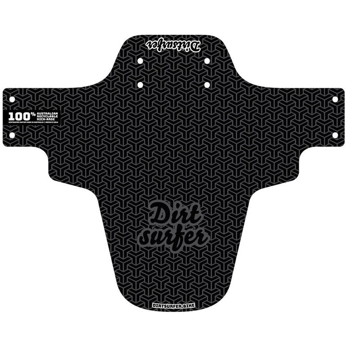 Dirtsurfer MTB Mudguard - Black Triweave-The Cycling Fix