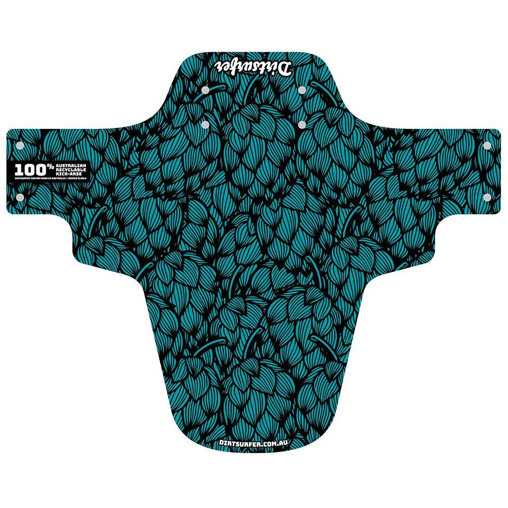 Dirtsurfer MTB Mudguard - Hops Turquoise-The Cycling Fix