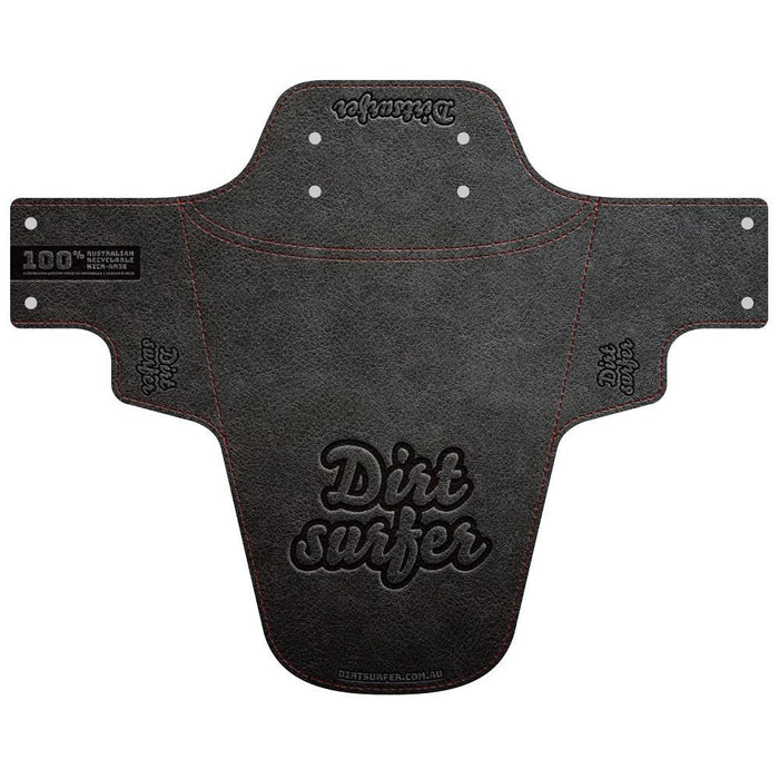 Dirtsurfer MTB Mudguard - Leather Logo-The Cycling Fix