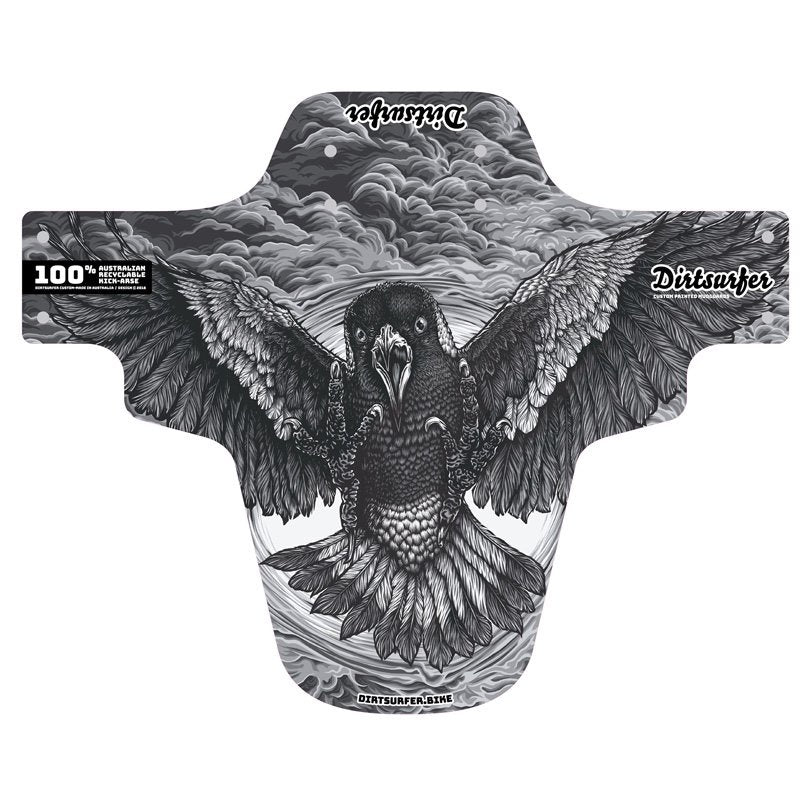 Dirtsurfer MTB Mudguard - Swooping Magpie-The Cycling Fix