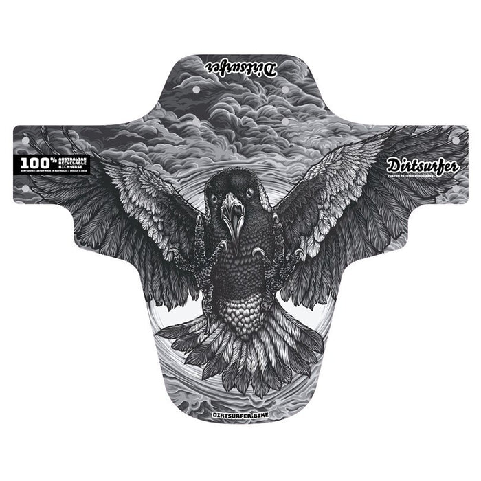 Dirtsurfer MTB Mudguard - Swooping Magpie-The Cycling Fix