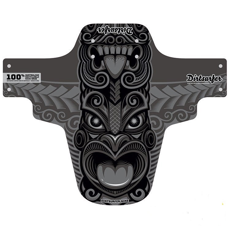 Dirtsurfer MTB Mudguard Tiki Black-The Cycling Fix