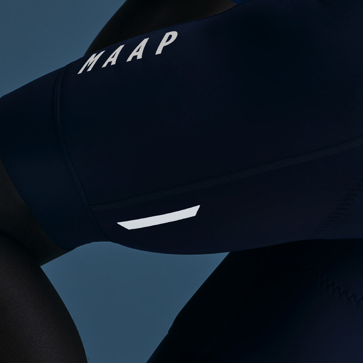 MAAP Team Bib Evo - Navy / White-The Cycling Fix