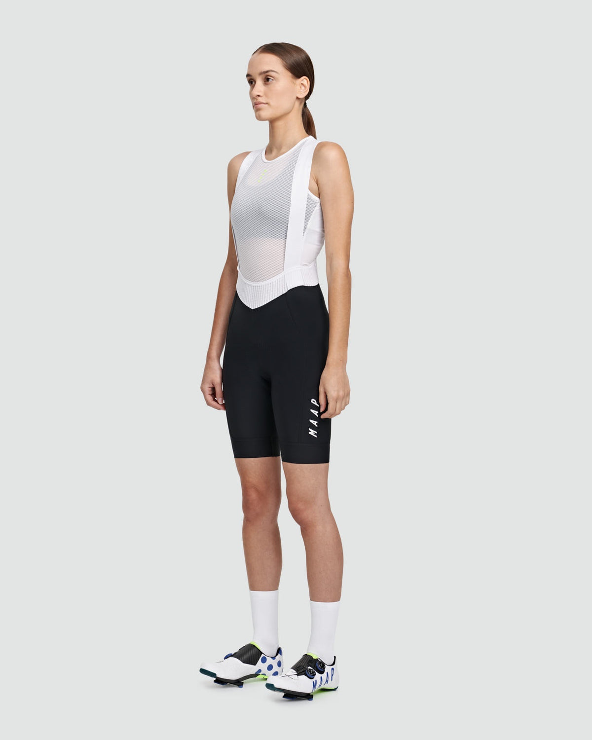 MAAP Women's Team Bib Evo - Black / White-The Cycling Fix