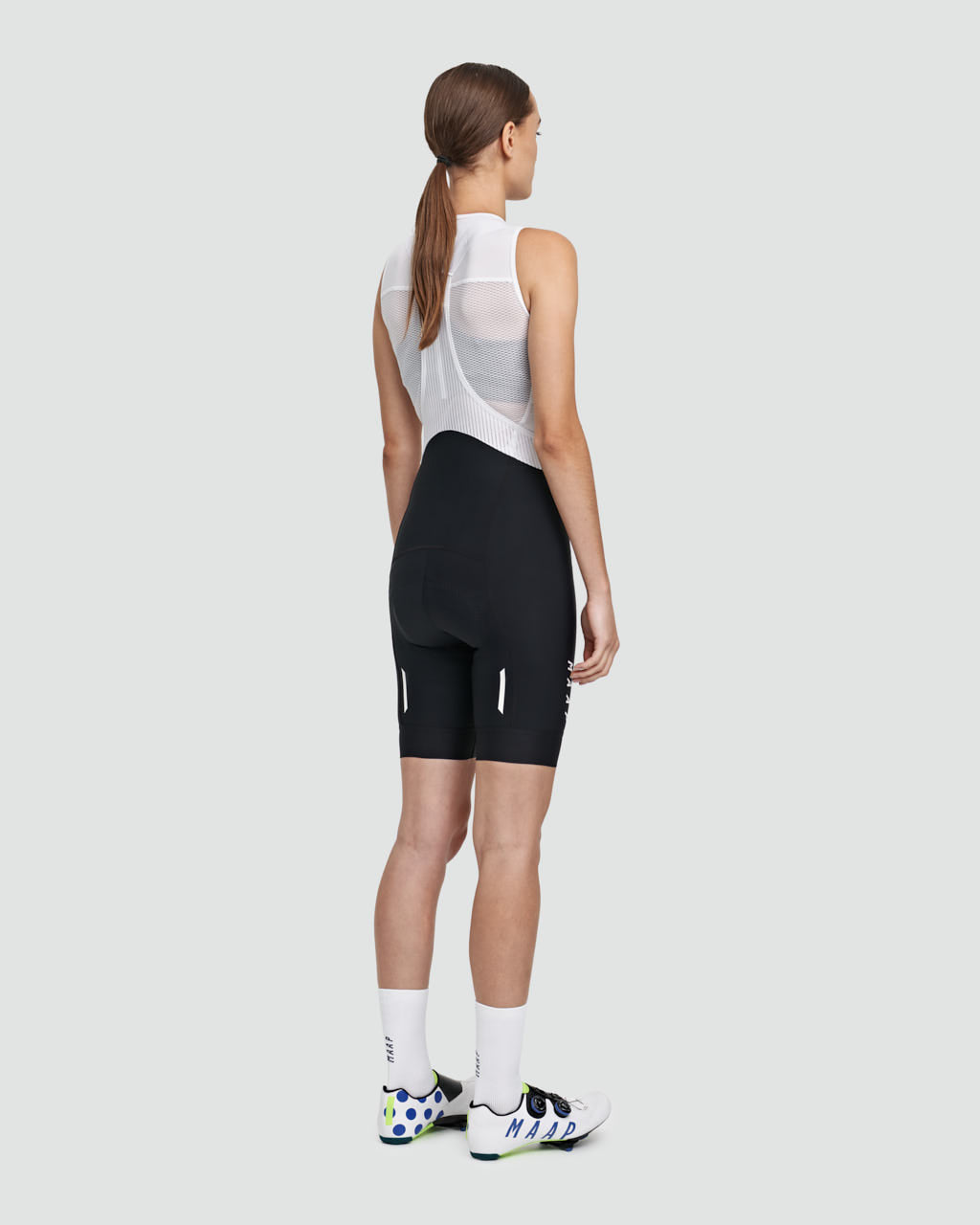 MAAP Women's Team Bib Evo - Black / White-The Cycling Fix