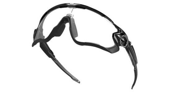 Oakley Jawbreaker - Polished Black - Iridium Photochromic Lenses-The Cycling Fix