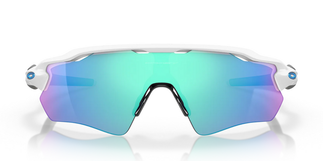 Oakley Radar EV Path - Polished White - Prizm Sapphire Lenz-The Cycling Fix
