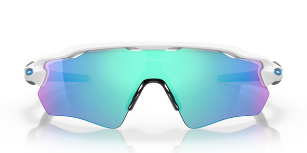 Oakley Radar EV Path - Polished White - Prizm Sapphire Lenz-The Cycling Fix