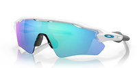 Oakley Radar EV Path - Polished White - Prizm Sapphire Lenz-The Cycling Fix