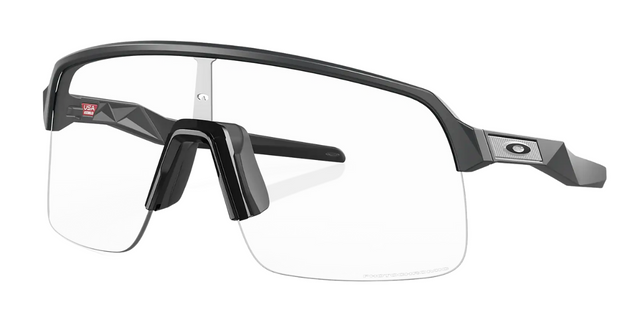 Oakley Sutro Lite - Matte Carbon - Clear Photochromic Lens-The Cycling Fix