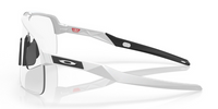 Oakley Sutro Lite - Matte White - Clear Photochromic Lens-The Cycling Fix