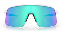 Oakley Sutro Lite - Matte white - Prizm Sapphire Lens-The Cycling Fix