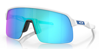 Oakley Sutro Lite - Matte white - Prizm Sapphire Lens-The Cycling Fix