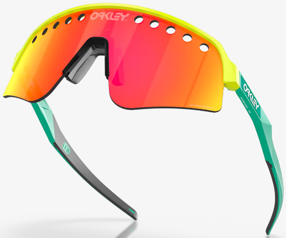 Oakley Sutro Lite Sweep Vented - Tennis Ball Yellow - Prizm Ruby Lens-The Cycling Fix