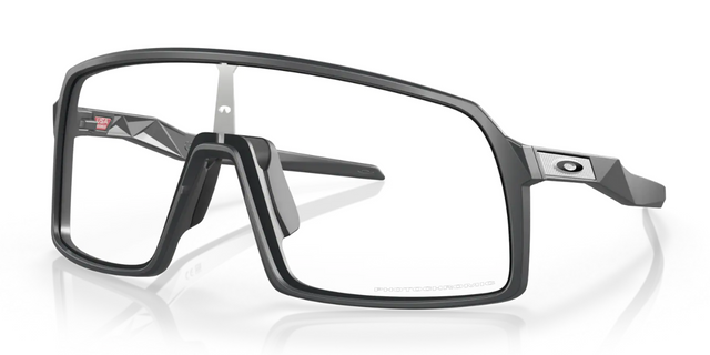 Oakley Sutro - Matte Carbon - Clear Photochromic Lens-The Cycling Fix
