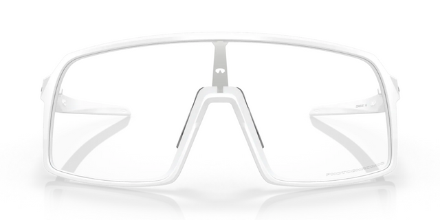 Oakley Sutro - Matte White - Clear Photochromic Lens-The Cycling Fix