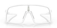 Oakley Sutro - Matte White - Clear Photochromic Lens-The Cycling Fix