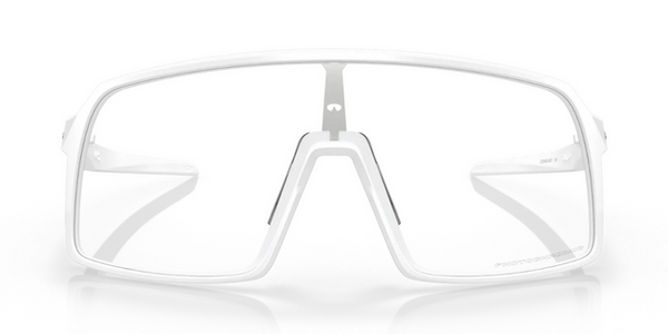 Oakley Sutro - Matte White - Clear Photochromic Lens-The Cycling Fix