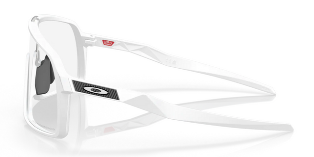 Oakley Sutro - Matte White - Clear Photochromic Lens-The Cycling Fix