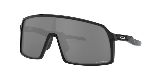 Oakley Sutro - Polished Black - Prizm Black Lens-The Cycling Fix
