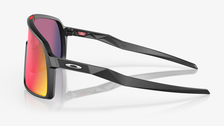 Oakley Sutro - Polished Black - Prizm Road Lens-The Cycling Fix