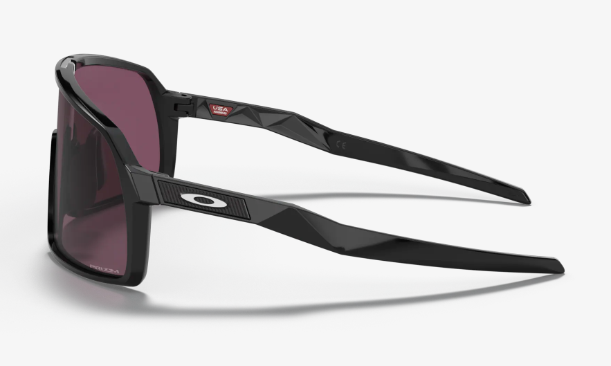 Oakley Sutro S - Polished Black - Prizm Road Black Lens-The Cycling Fix