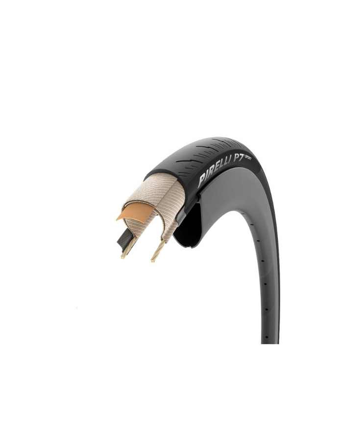 PIRELLI P7 Sport Black Tyre Folding - 700x26C-The Cycling Fix