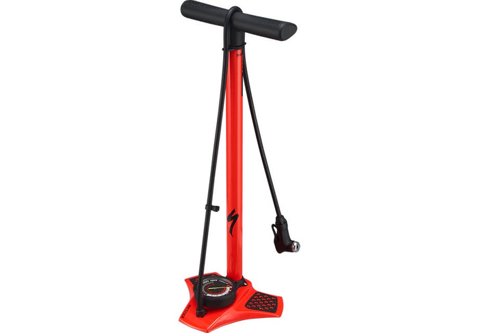 Specialized Air Tool Comp V2 Floor Pump - Red-The Cycling Fix
