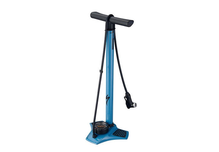 Specialized Air Tool MTB Floor Pump - Blue-The Cycling Fix