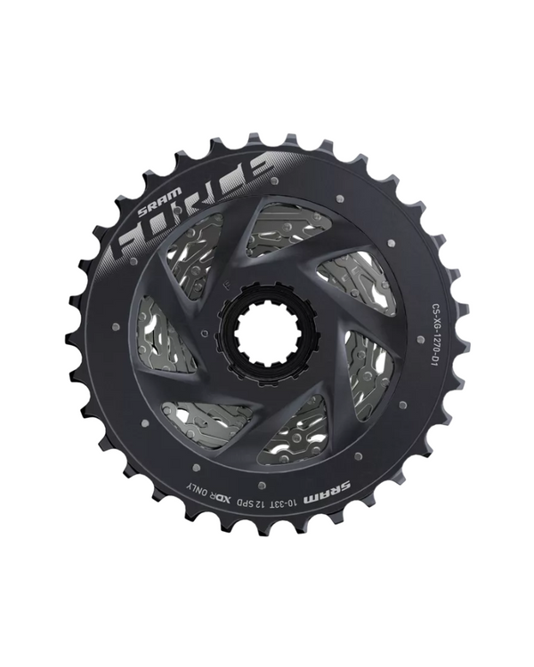 Sram Force AXS Cassette XG-1270 12 Speed - Silver-The Cycling Fix
