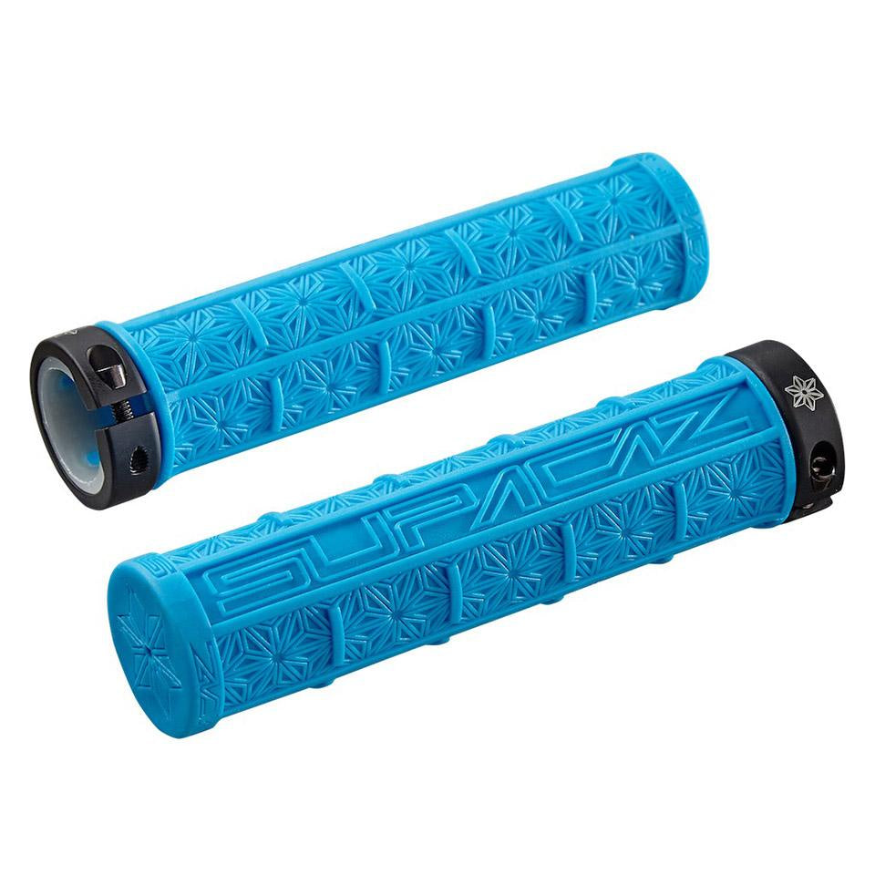 Supacaz Bar Grips Grizip Neon Blue-The Cycling Fix