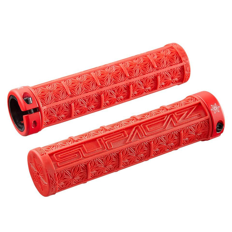 Supacaz Bar Grips Grizip Red Bling-The Cycling Fix