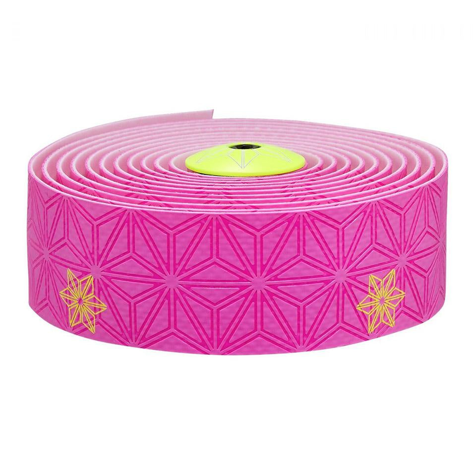 Supacaz Bar Tape SSK - Pink / Neon Yellow Galaxy-The Cycling Fix