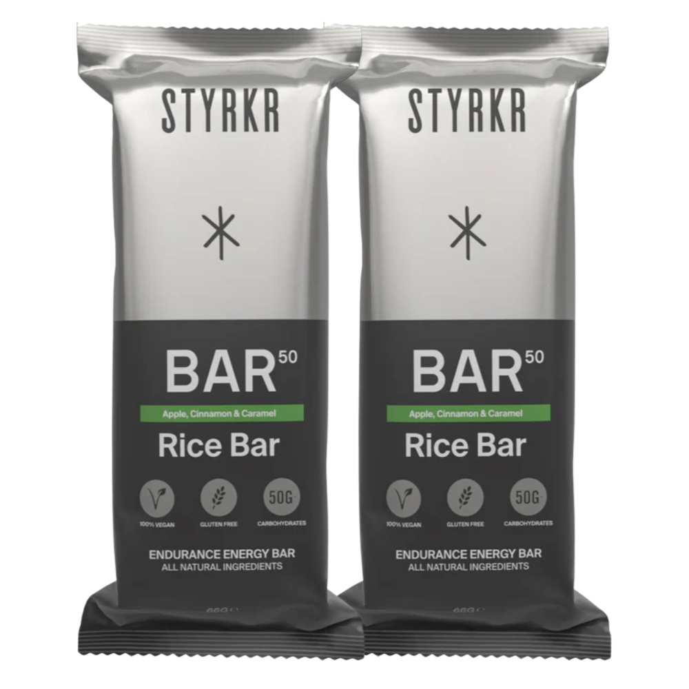 STYRKR 2-Pack Bar50 - Apple Cinnamon Caramel Sultana Energy Bar