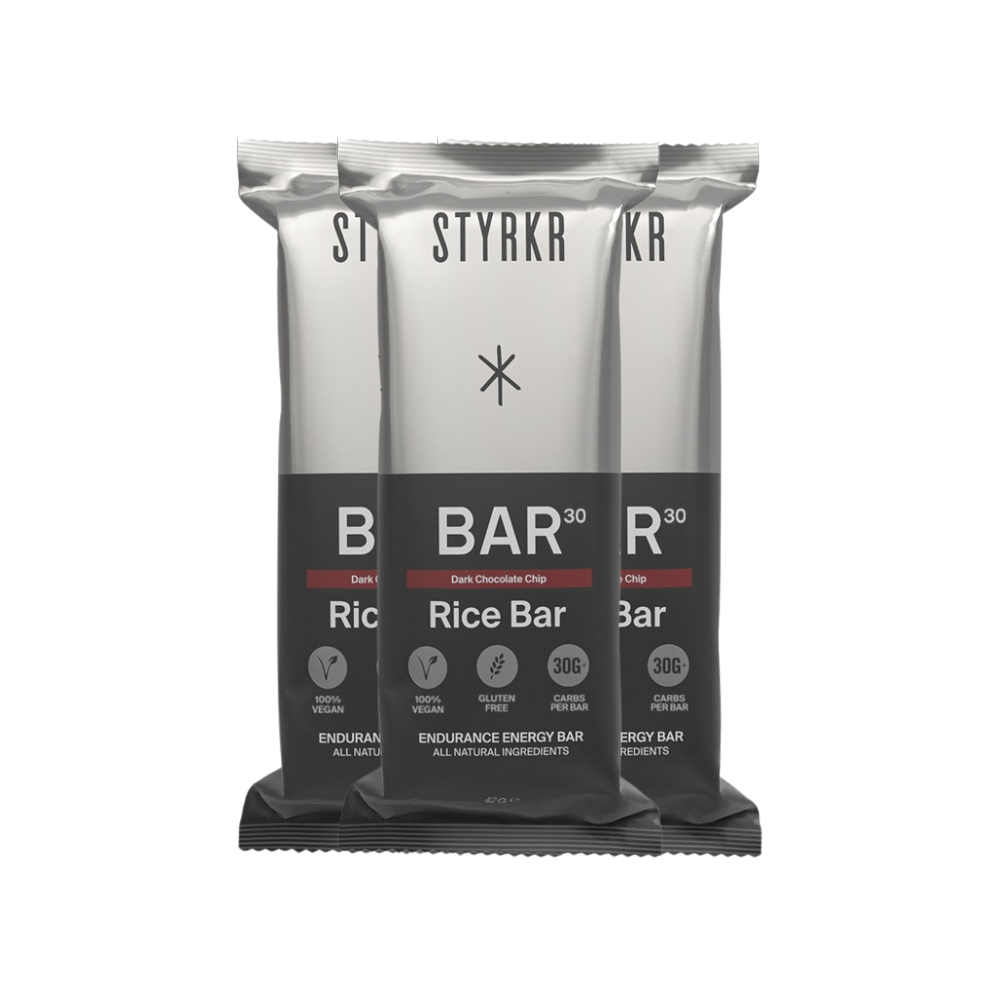 STYRKR 3-Pack Bar30 - Dark Chocolate Chip Energy Bar