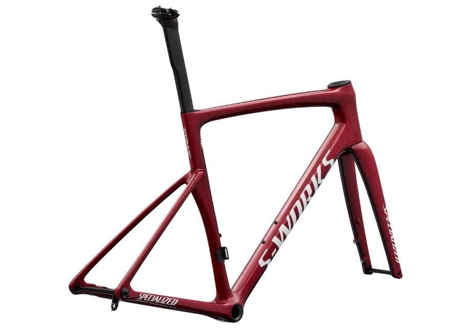S-Works Tarmac SL9 Frameset - Gloss Vivid Red and White Silver