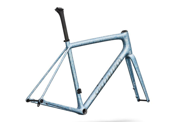 Specialized Aethos 2 Frameset - Satin Silver Dust-The Cycling Fix