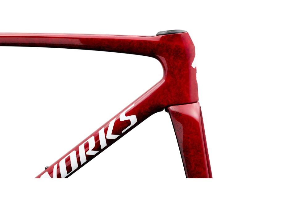 S-Works Tarmac SL9 Frameset - Gloss Vivid Red and White Silver