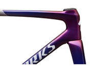 S-Works Tarmac SL9 Frameset -Gloss Dove Grey and Red to Blue Pearl Fade