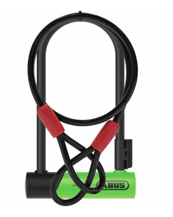 ABUS U-Lock Ultra 410K - 230mm and Loop Cable-The Cycling Fix